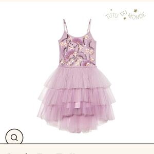 Tutu Du Monde New Wave Tutu Dress Purple Charm Size 10-11